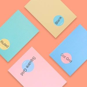 A5 ESSENTIAL 8 NOTEBOOKS(DOT,SQUARE,RULED,BLANK)